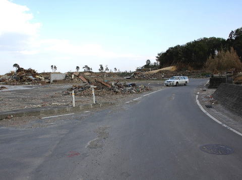 東日本大震災に伴う新地町の津波被害状況